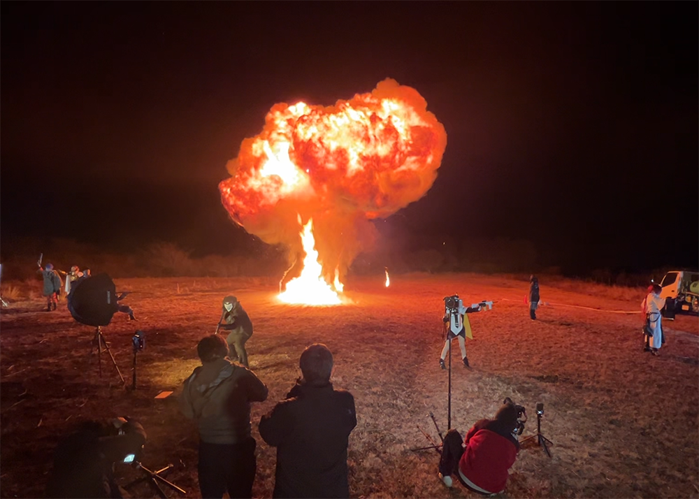 爆破イベント
